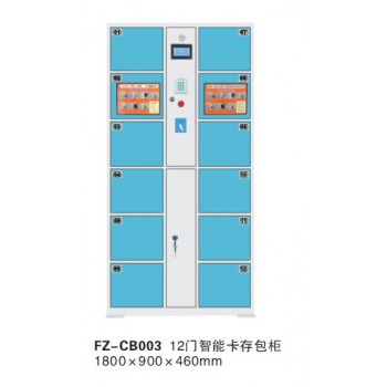 FZ-CB003-12门智能卡存包柜-喀什办公家具,喀什方正办公家具图1