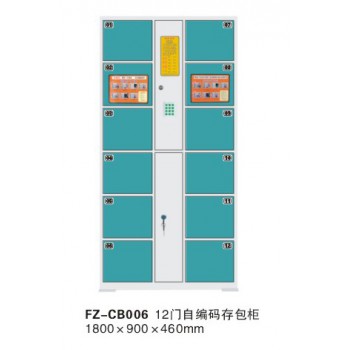 FZ-CB006-12门自编码存包柜-喀什办公家具,喀什方正办公家具图1